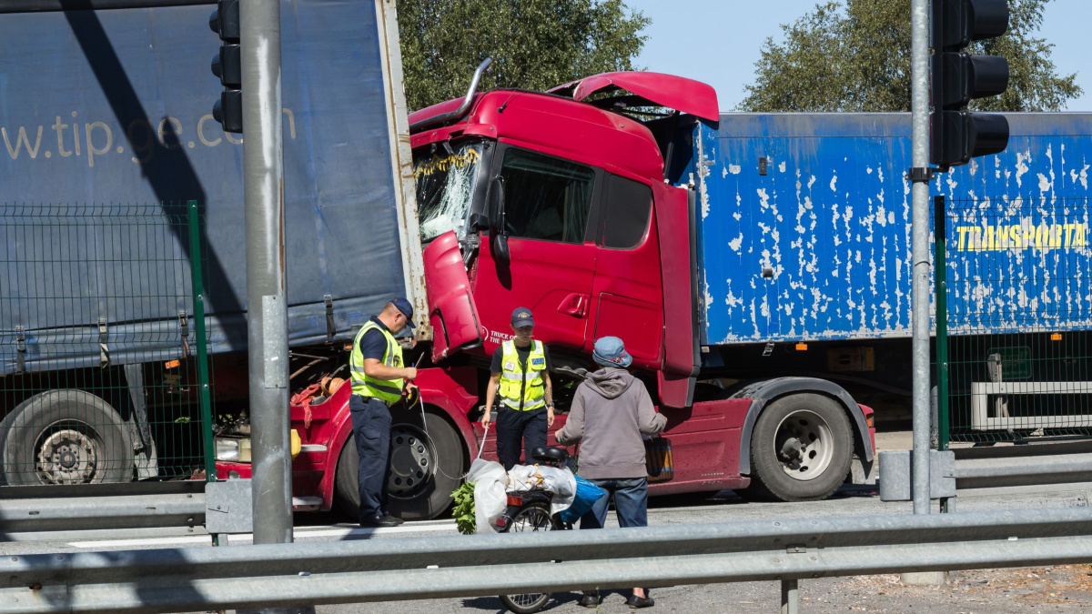 Șofer român, aproape de tragedie pe o autostradă în Germania