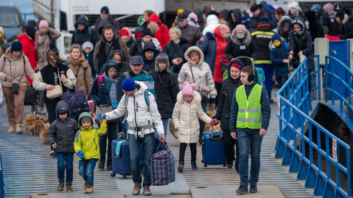 Orașele germane sufocate de refugiați ucraineni 
